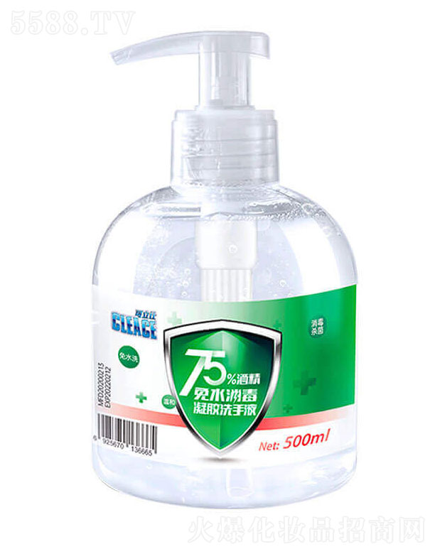 ���K���V�ջ����F�ɷ����޹�˾�������ˣ�CLEACE)75%�ƾ���ˮϴ��Һ500ml
