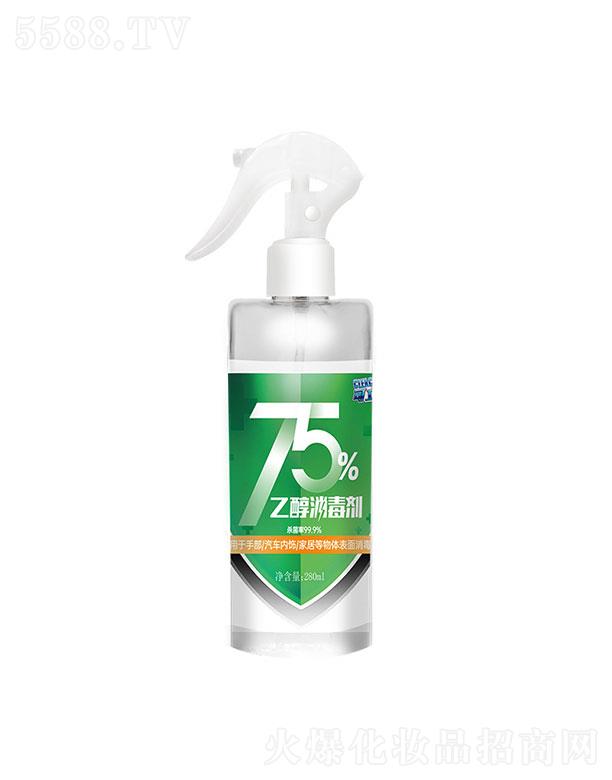 ���K���V�ջ����F�ɷ����޹�˾�����K���V  ������75�Ⱦƾ����F  280ml   ��ϴ����